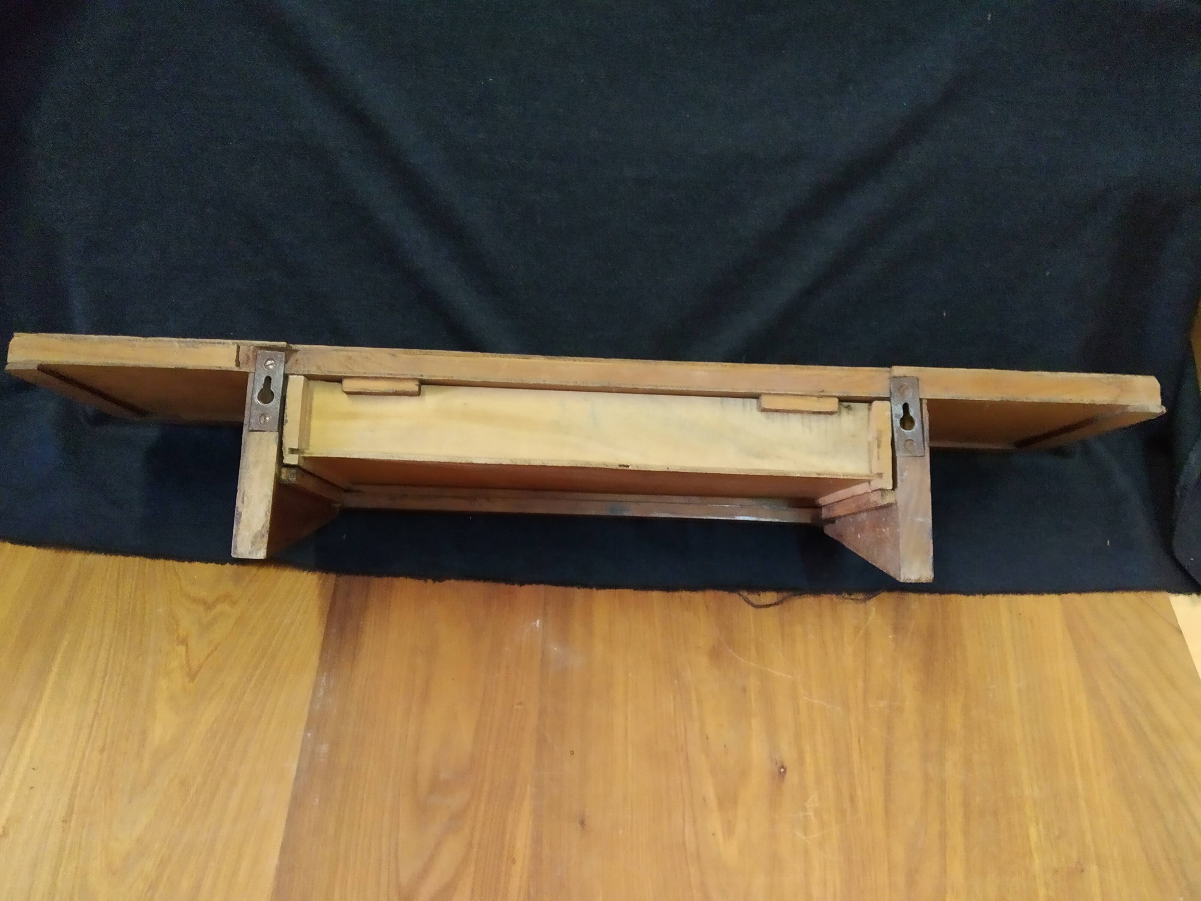 French 1950s work drawer shelf