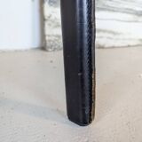 Italian designer leather bench, Enrico Pellizzoni