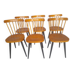 six chaises vintage