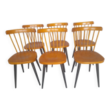 Six vintage chairs