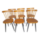 Six vintage chairs
