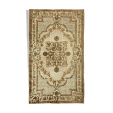 Hand-knotted vintage oriental 1980s 174 x 292 cm brown rug