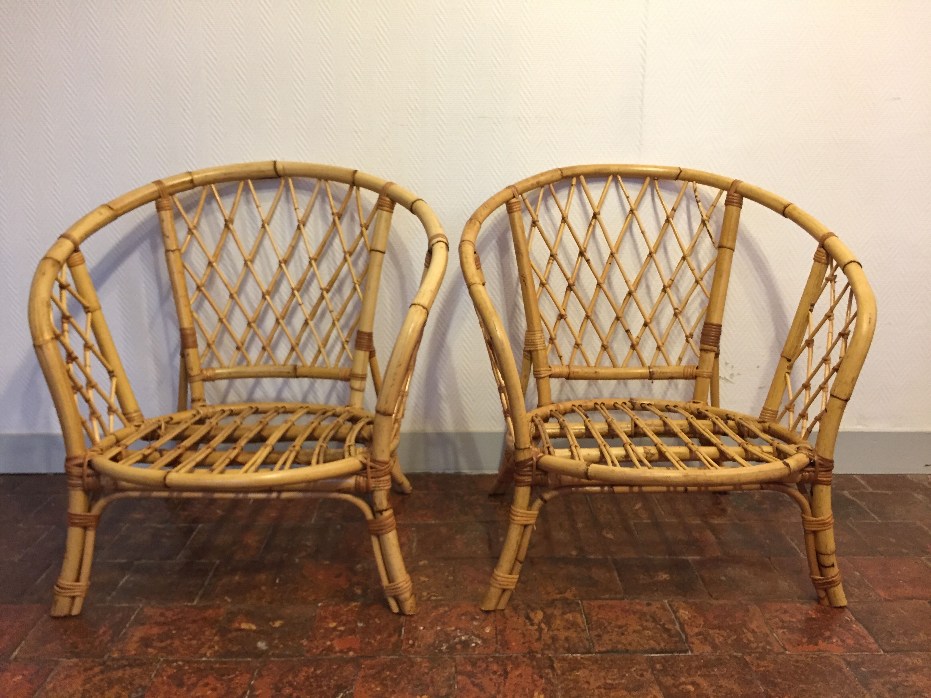Vintage rattan chairs