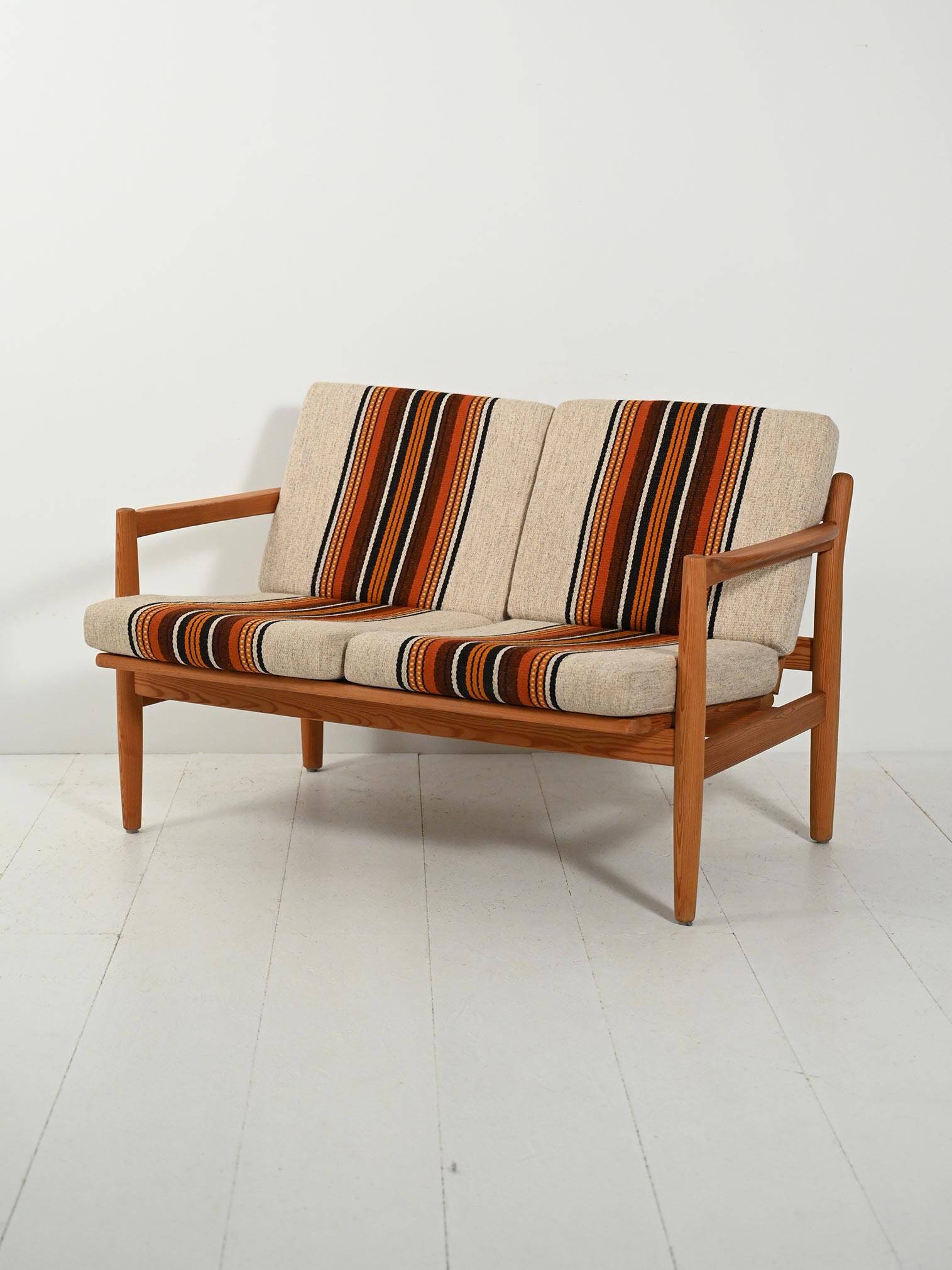 “Briksbo” Pine Loveseat by Harry Moen
