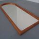 Large Cathedral Teak Mirror by Kai Kristiansen for Vildbjerg Møbelfabrik, 1960s