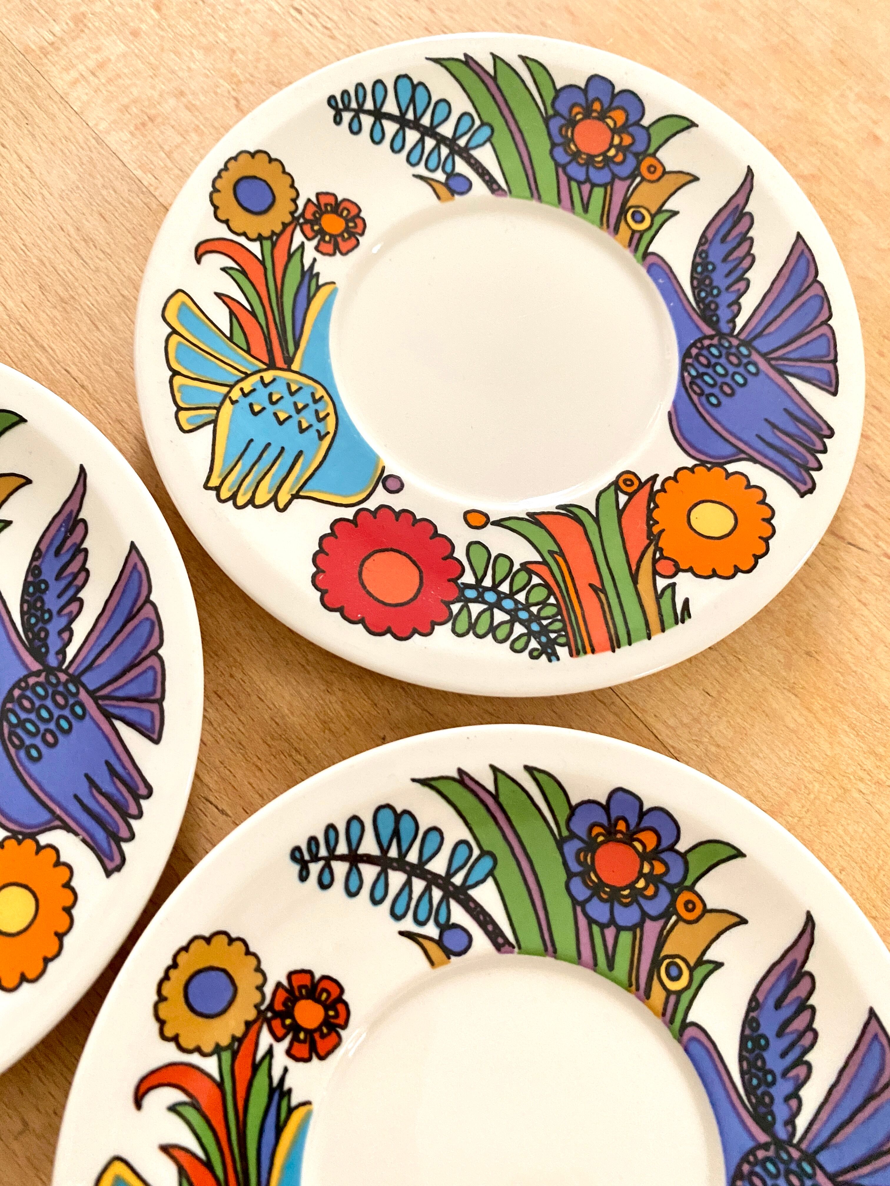 Set of 3 Acapulco saucers from Villeroy and Boch