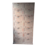 Patinated wood flap furniture