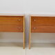 Pair of mid-century Bedside Tables,Bucovice,1970's.