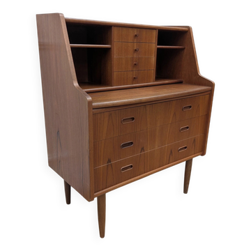 Vintage Danish teak secretary, 1960s.