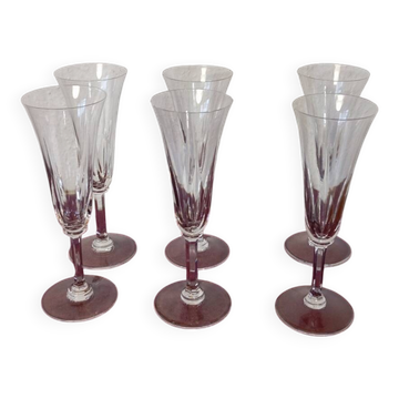 Flutes champagne modele "Cerdagne" de St Louis