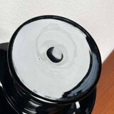 Vintage Italian vase top hat in Murano glass, 1980s.