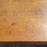 Oak farmhouse table 6 feet 2 drawers 200cm