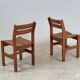 2 chaises maison Regain pour les arcs 1970