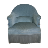 Fauteuil crapaud velours