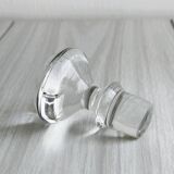 Mouth-blown glass carafe, elegant design
