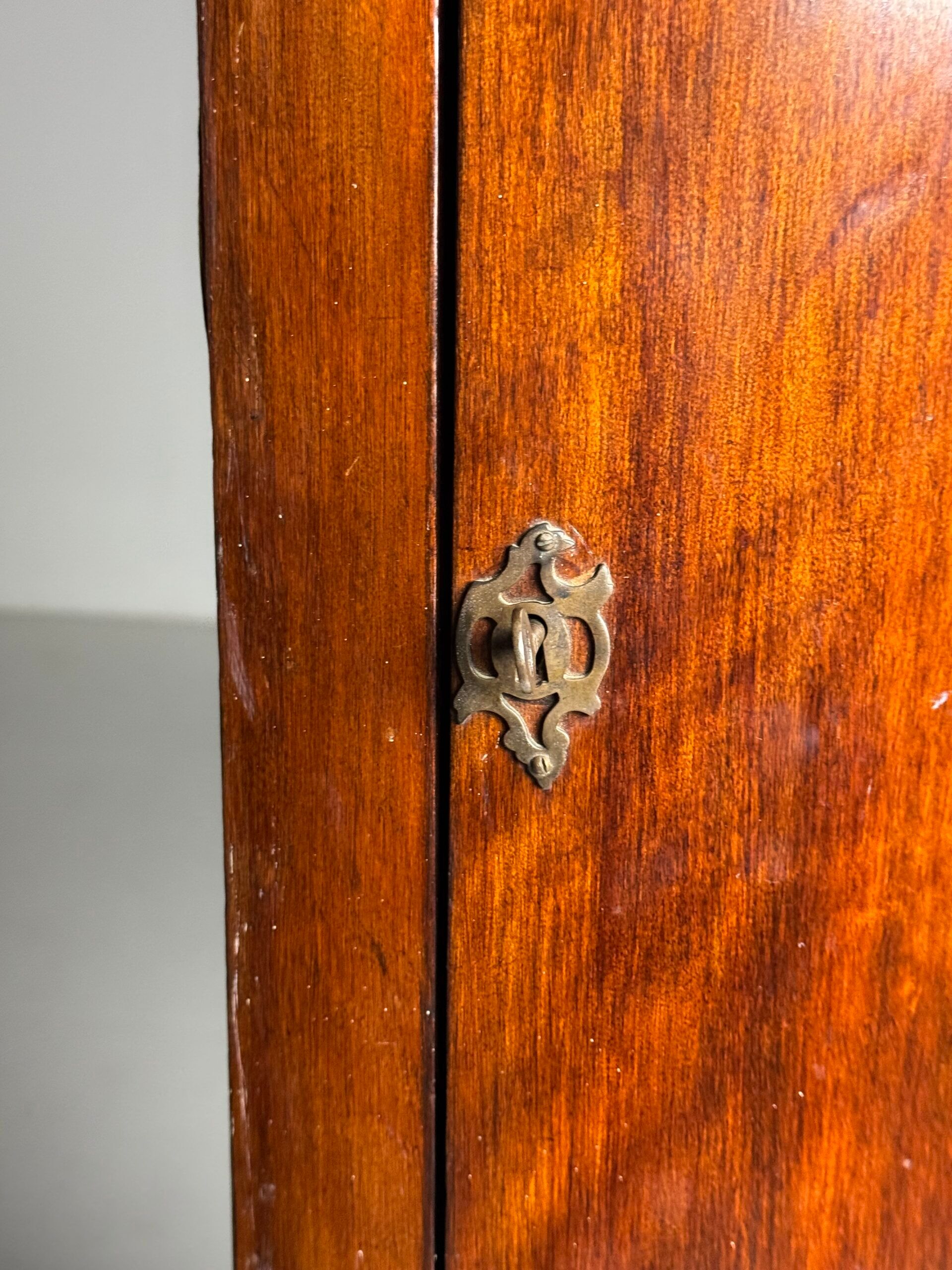 Mahogany wall cabinet 19th century