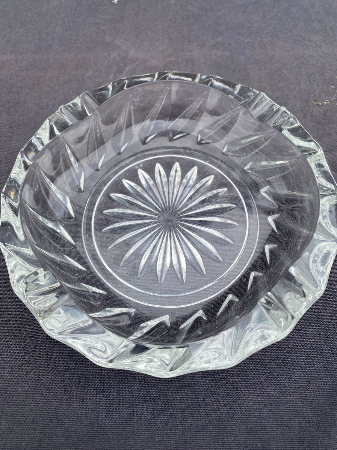 Cendrier en verre