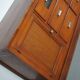 large vintage french oak haberdashery cabinet or shop counter, 1950s