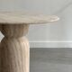 Table en travertin