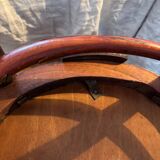 Two Thonet 967f F leather bistro chairs