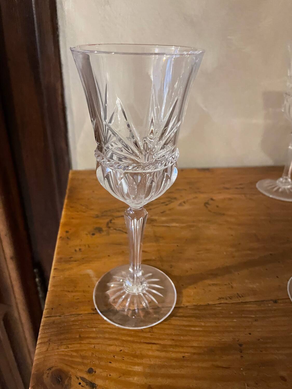 Carthage crystal water glasses