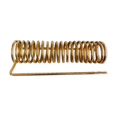 Porte lettre doré de Yonel Lebovici 1969