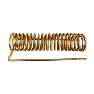 Golden letter holder by Yonel Lebovici 1969