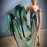 Green Murano vase