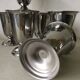 Set of 6 stainless steel bowls