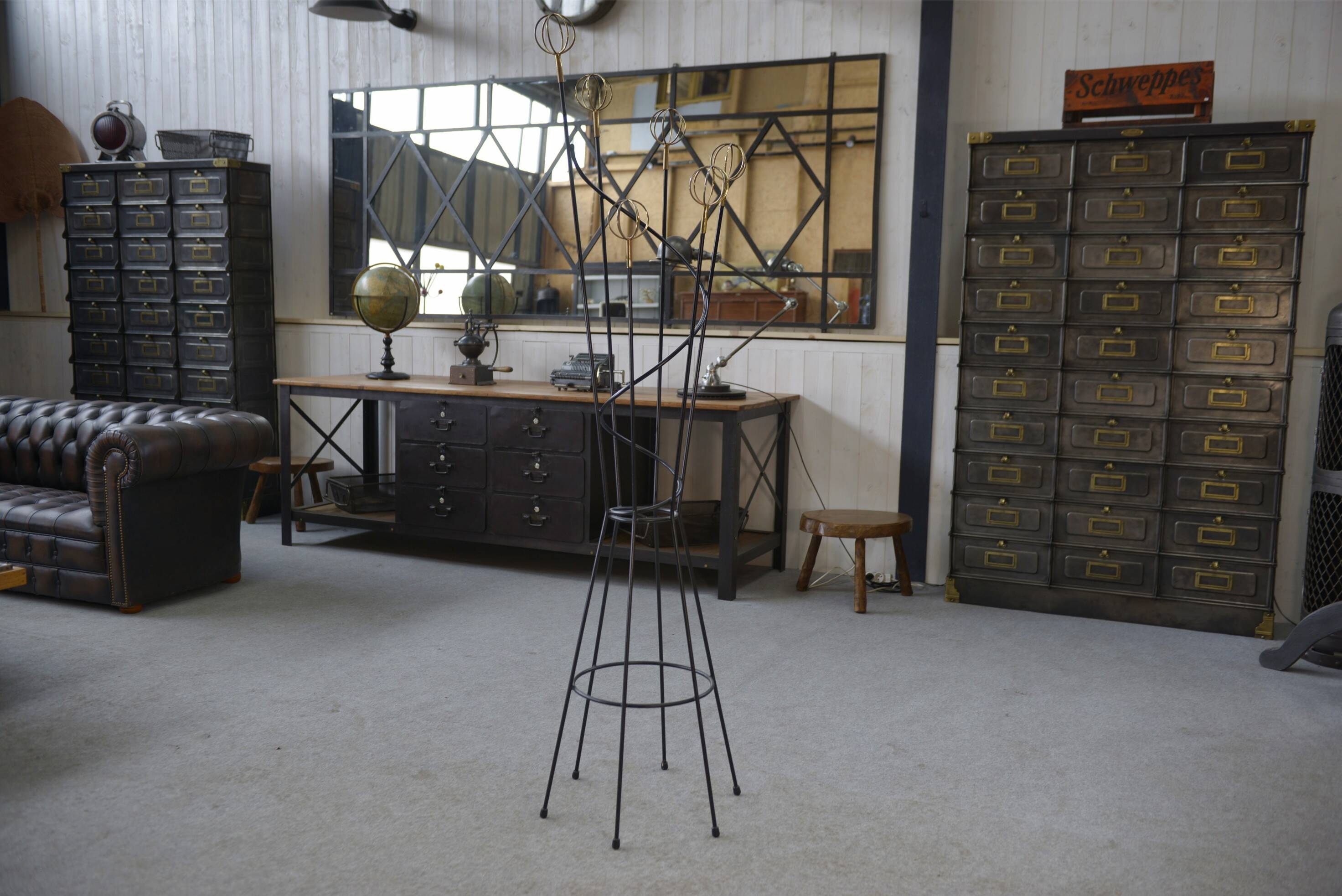 "Astrolabe" coat rack by Roger Feraud, 1960