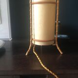 Bamboo lamp and paper