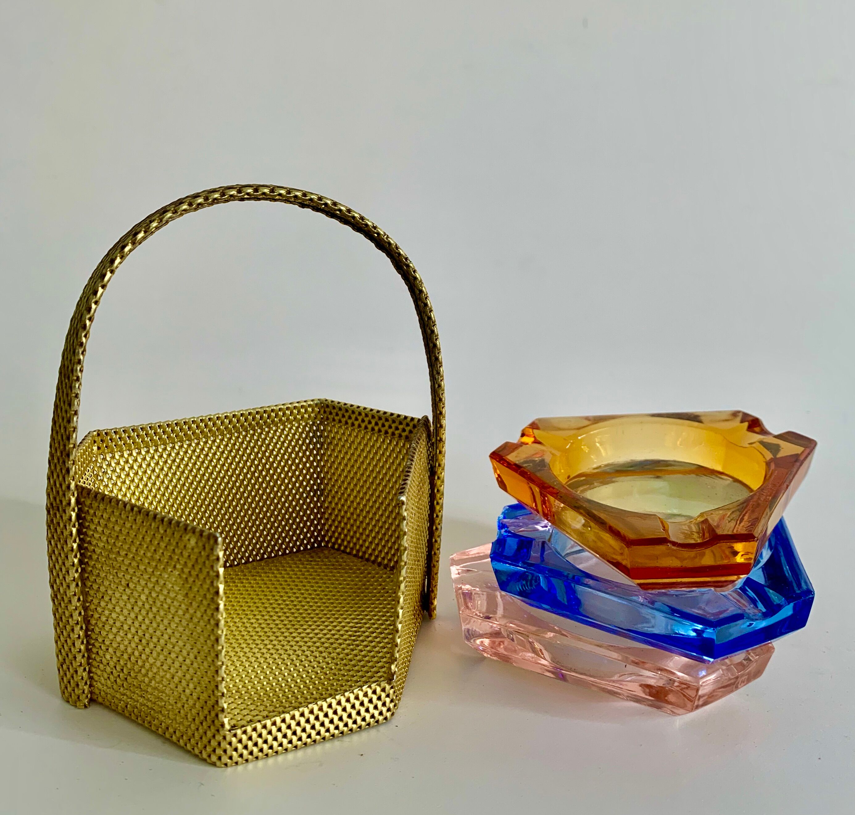 Vintage Stacking Ashtrays, 1960s