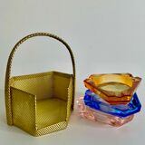 Vintage Stacking Ashtrays, 1960s