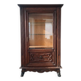 Antique wooden display cabinet