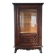 Antique wooden display cabinet