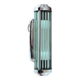 Applique murale Art déco avec tubes en verre, lampe de barbier, années 1930