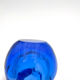 Vase Jan Beránek Chribska Art Glass Blue 27cm 1.68kg Mid-Century