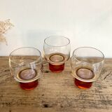 6 vintage luminarc france glasses