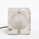 Alessandro Mendini “Cubosfera” Table Lamp Metal Crome Glass 1968 Italy