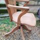 Old wooden desk chair