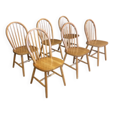 Set of 6 Windsor chairs