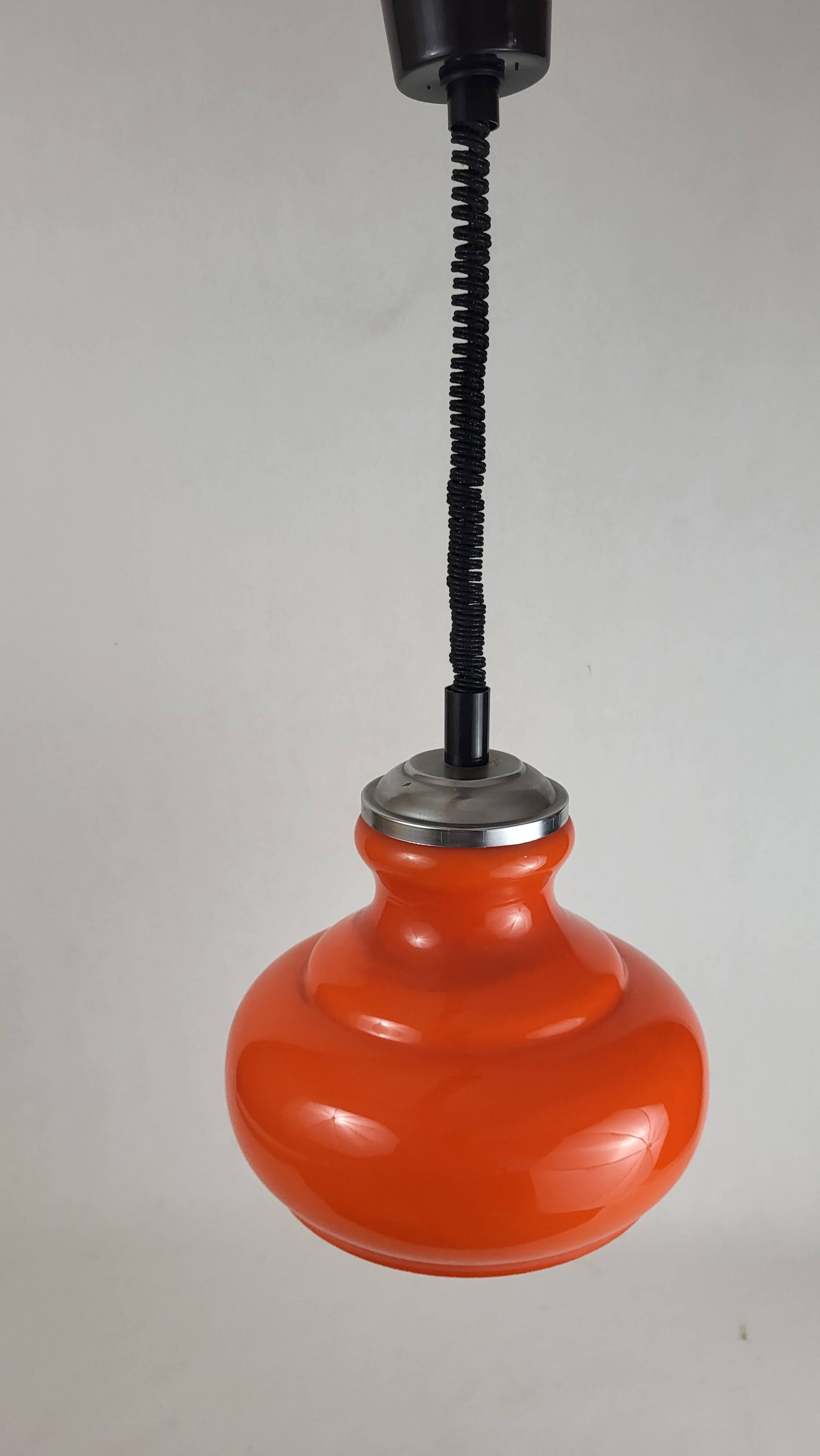 Suspension Honsel Leuchten orange