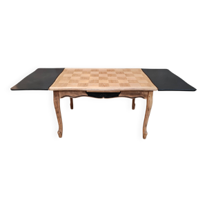 Table damier avec rallonge