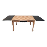 Table damier avec rallonge