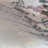 Rice dish with snowy landscape decoration 1830 Japan