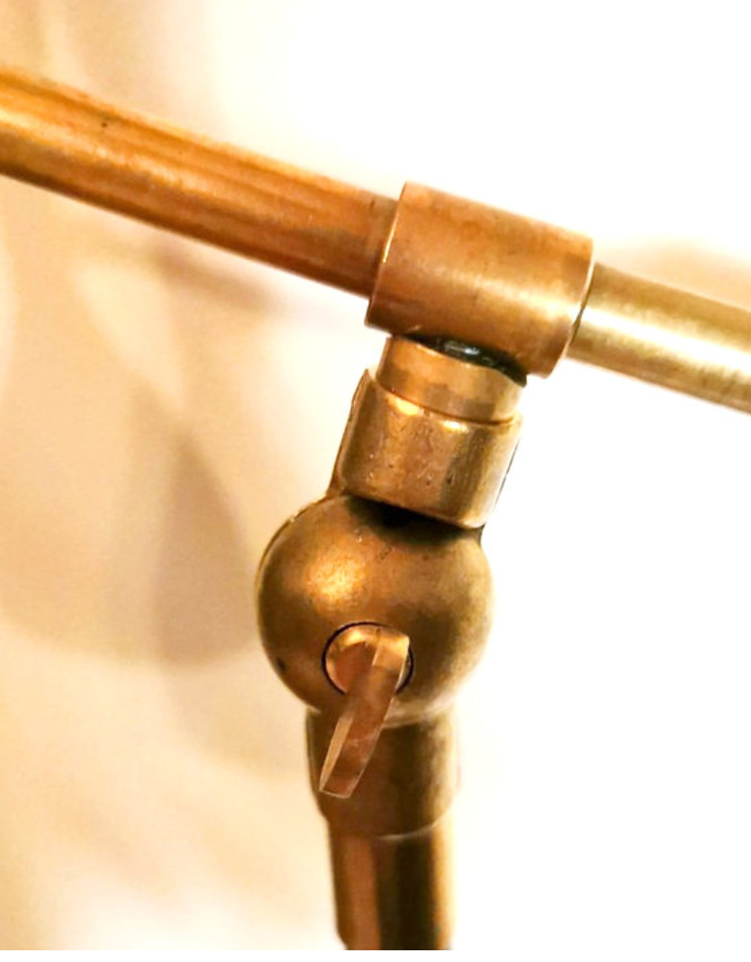 Lamp moonlight balance black