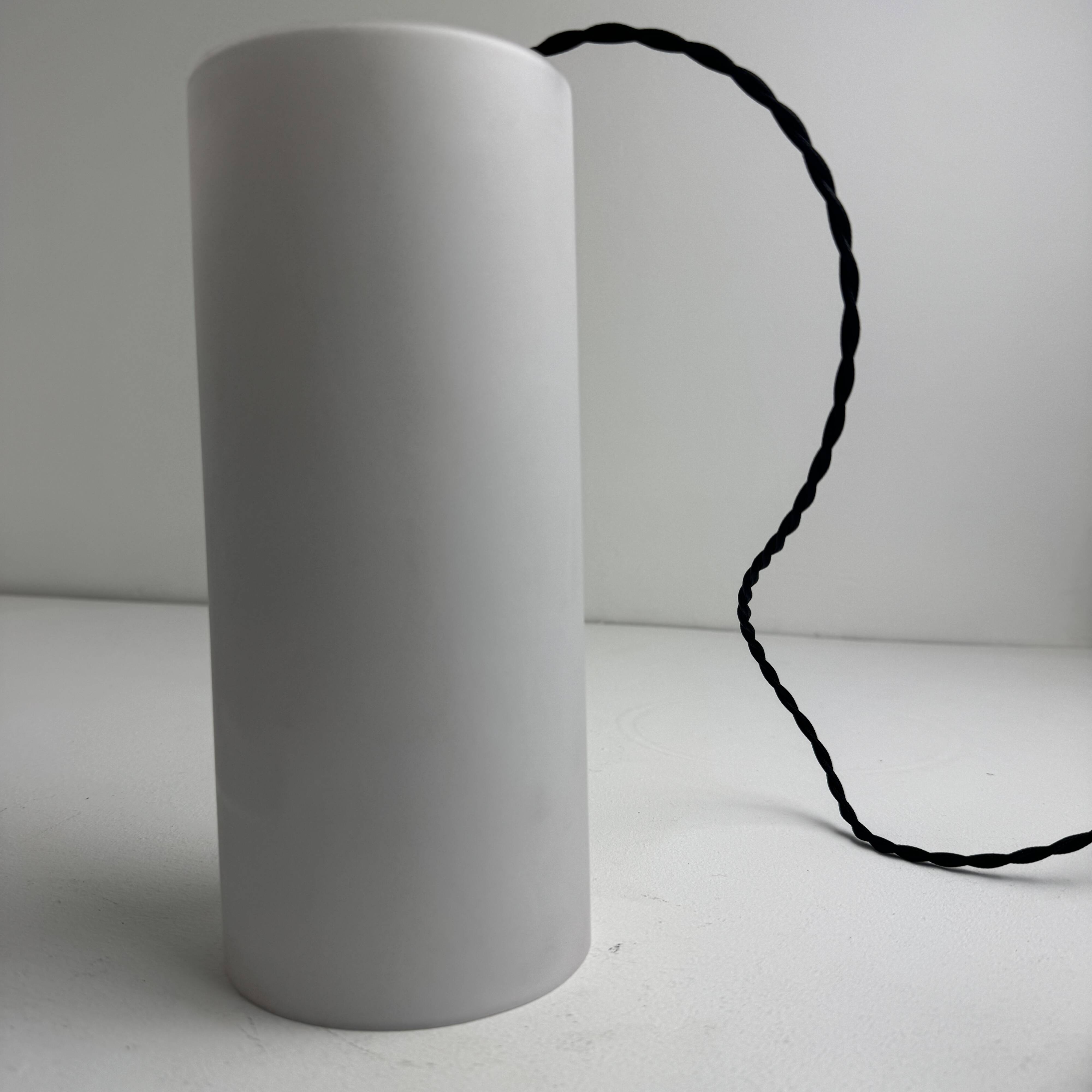 Pair of antique opaline suspensions 1970 vintage