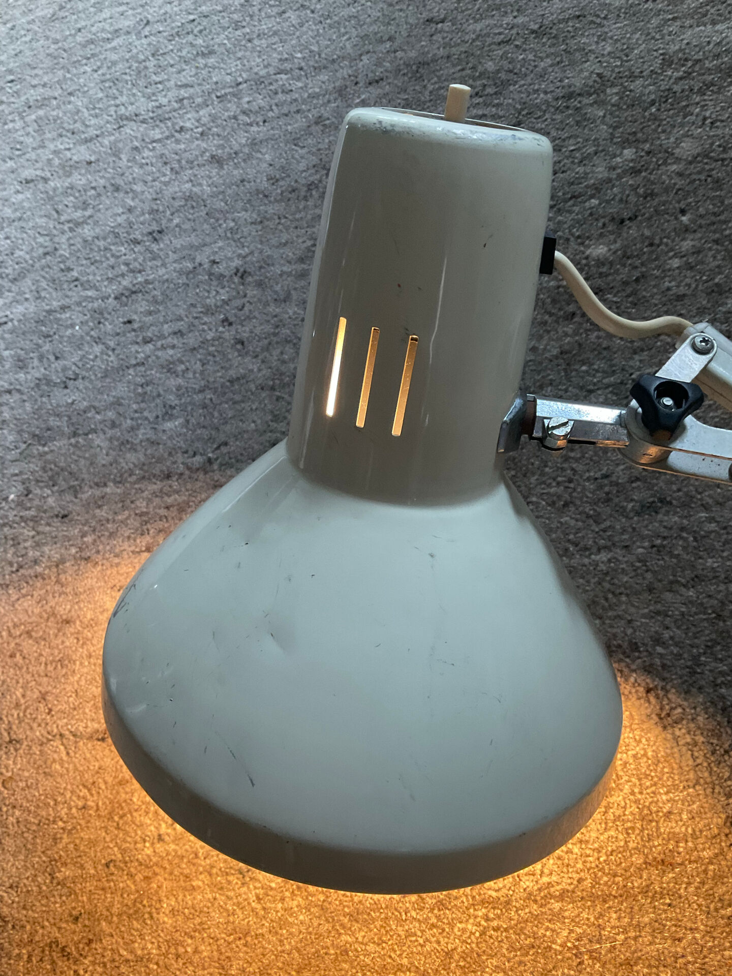Lampe vintage d’architecte Ledu des années 60-70