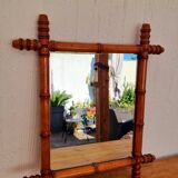 50's bamboo imitation mirror