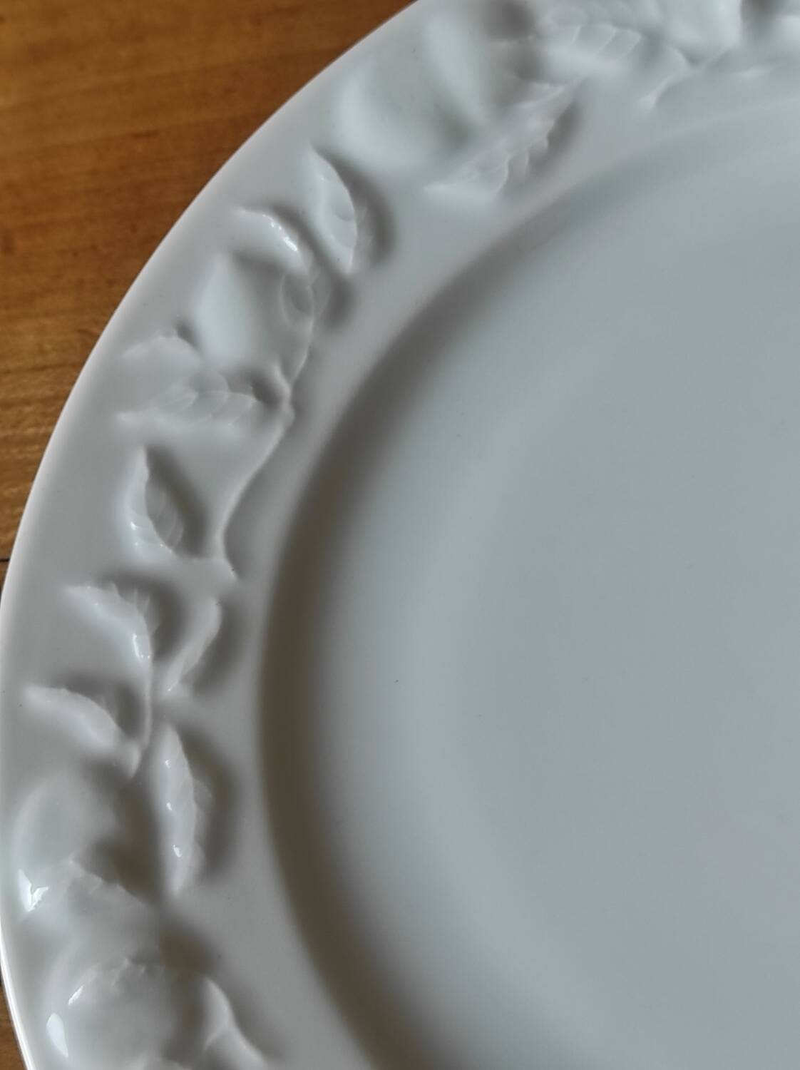 Set of 2 Limoges porcelain plates with Riviera decor